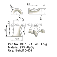 wire guide-bow guide bg 10-4