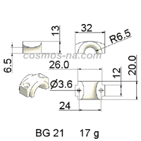 wire guide-bow guide bg 21