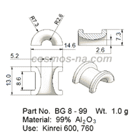 wire guide-bow guide bg 8