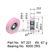 wire guide-guide pulley NT 201