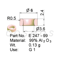 Wire Guide, Non-Grooved Ring, part No. E 247 - 99