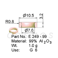 Wire Guide, Non-Grooved Ring, part No. E 249 - 99